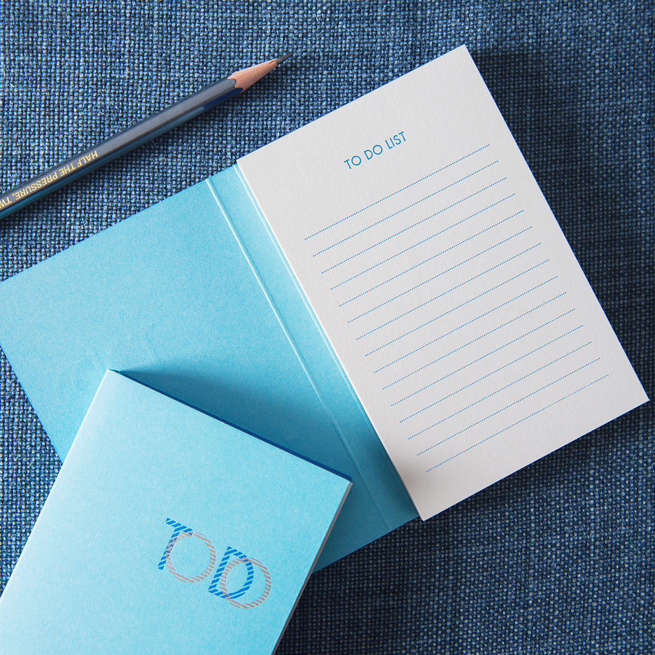 To Do notebook blue