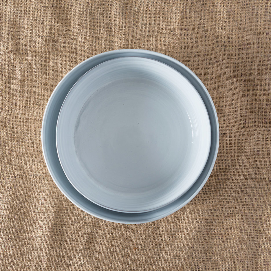 Provencal white dishes french ceramics