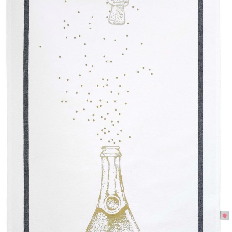 TEA TOWEL CHAMPAGNE